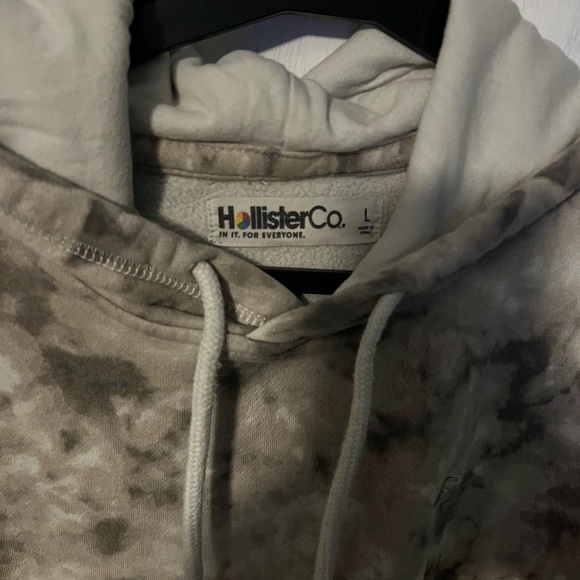 Hollister Grey Hoodie Size Large - Picture 2 of 4